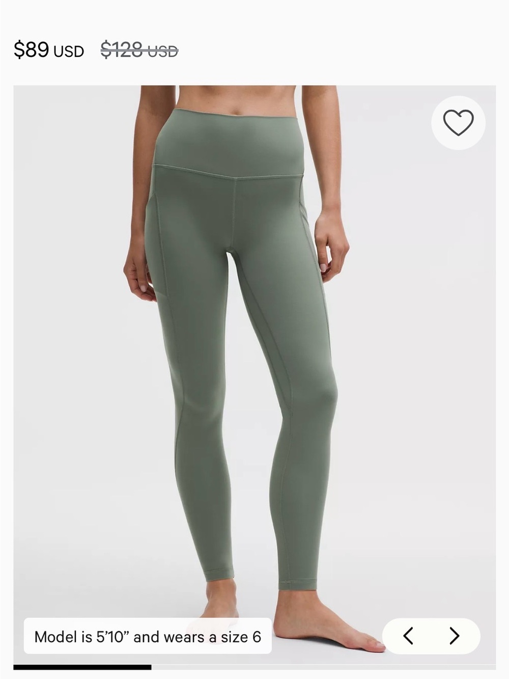 NWT Lululemon athletica High-Rise Leggings